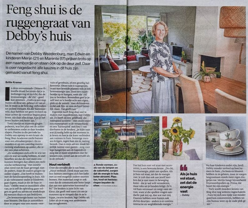 Binnenkijken in mijn huis voor het Algemeen Dagblad
